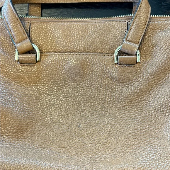 Michael Kors Tan Leather Handbag Crossbody - Picture 5 of 12